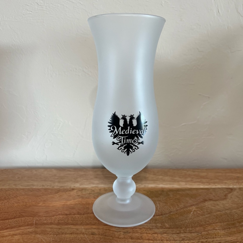 Frosted Glass Goblet